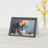 Zombie wenst Kaart verjaardag jongen (Gele Bloem)