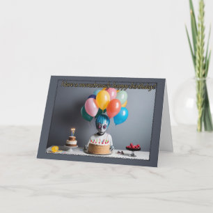 Zombie wenst Kaart verjaardag jongen