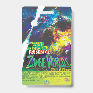 Zombie Werelden Halloween Melkweg van Horrors Badge