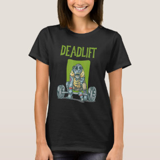 Zombie-werkout bij training in gewicht doadlift T T-shirt