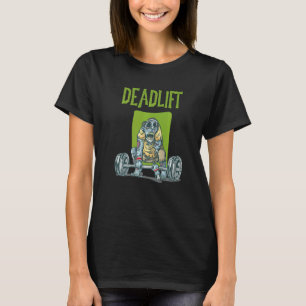 Zombie-werkout bij training in gewicht doadlift T T-shirt