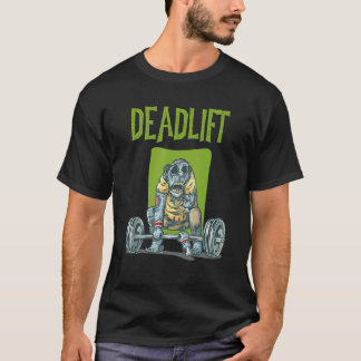 Zombie-werkout bij training in gewicht doadlift T T-shirt