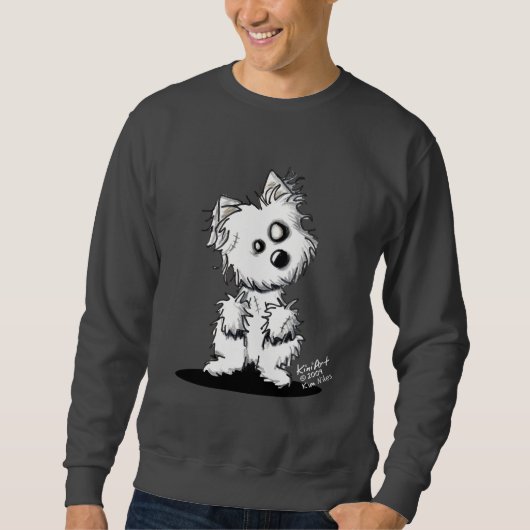 Zombie Westie Sweatshirt (Voorkant)