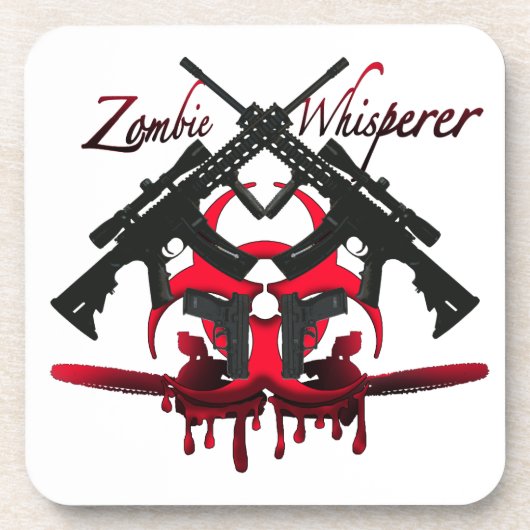Zombie Whisperer Bier Onderzetter (Voorkant)
