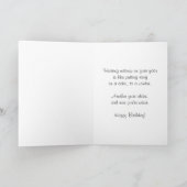 Zombie Wisdom Verjaardag Kaart (Binnen)