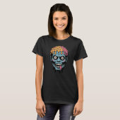 Zombie with Sprinkles Dripping Halloween Zombie Do T-shirt (Voorkant volledig)