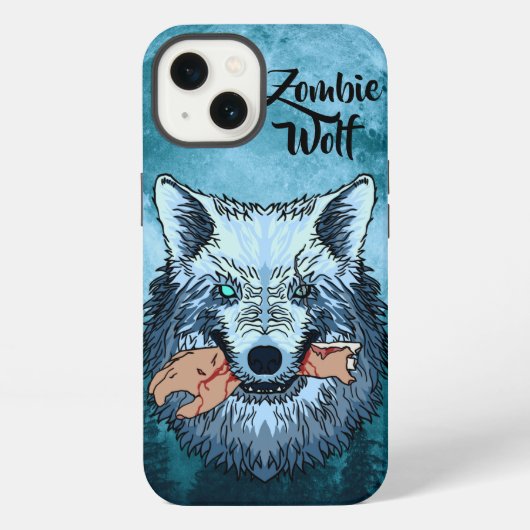 Zombie Wolf iPhone Hoesje (Achterkant)