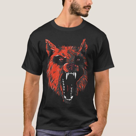 Zombie wolf t-shirt (Voorkant)
