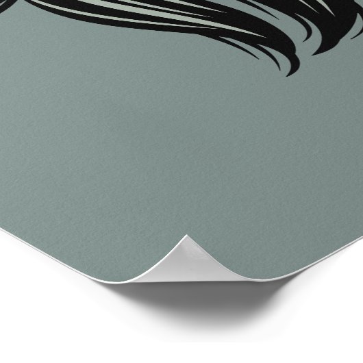 Zombie Woman aangepast poster kleur (Hoek)