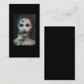 Zombie Woman Creepy Girl Devil Visitekaartje (Voorkant / Achterkant)