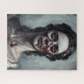 Zombie Woman Gothic Horror Legpuzzel (Horizontaal)