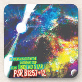 Zombie Worlds Halloween Galaxy of Horrors Bier Onderzetter (Voorkant)