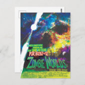 Zombie Worlds Halloween Galaxy of Horrors Briefkaart (Voorkant / Achterkant)