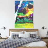 Zombie Worlds Halloween Galaxy of Horrors Canvas Afdruk (Insitu (Slaapkamer))