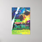 Zombie Worlds Halloween Galaxy of Horrors Canvas Afdruk (Voorkant)