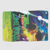Zombie Worlds Halloween Galaxy of Horrors Golfhanddoek (Horizontaal)