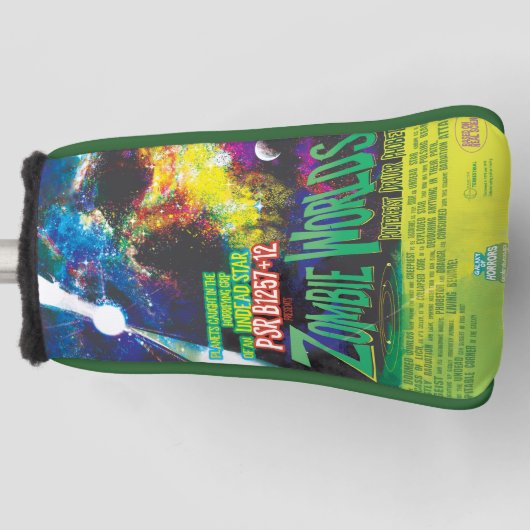 Zombie Worlds Halloween Galaxy of Horrors Golfheadcover (Voorkant)