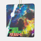 Zombie Worlds Halloween Galaxy of Horrors Keramisch Ornament (Links)