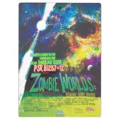 Zombie Worlds Halloween Galaxy of Horrors Klembord (Achterkant)