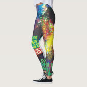 Zombie Worlds Halloween Galaxy of Horrors Leggings (Links)