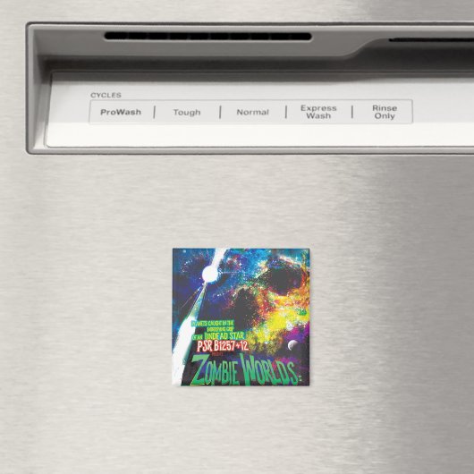 Zombie Worlds Halloween Galaxy of Horrors Magneet (Insitu (Vaatwasser))