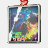 Zombie Worlds Halloween Galaxy of Horrors Metalen Ornament (Links)