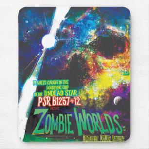 Zombie Worlds Halloween Galaxy of Horrors Muismat