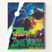 Zombie Worlds Halloween Galaxy of Horrors Notitieboek (Achterkant)