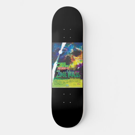 Zombie Worlds Halloween Galaxy of Horrors Persoonlijk Skateboard (Voorkant)