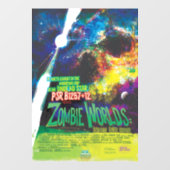 Zombie Worlds Halloween Galaxy of Horrors Raamsticker (Vel)