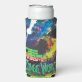 Zombie Worlds Halloween Galaxy of Horrors Seltzer Blikjeskoeler (Seltzer Voorkant)