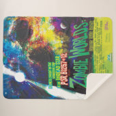 Zombie Worlds Halloween Galaxy of Horrors Sherpa Deken (Voorkant (horizontaal))