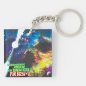 Zombie Worlds Halloween Galaxy of Horrors Sleutelhanger (Achterkant)