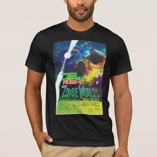 Zombie Worlds Halloween Galaxy of Horrors T-shirt (Voorkant)