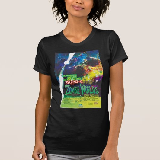 Zombie Worlds Halloween Galaxy of Horrors T-shirt (Voorkant)