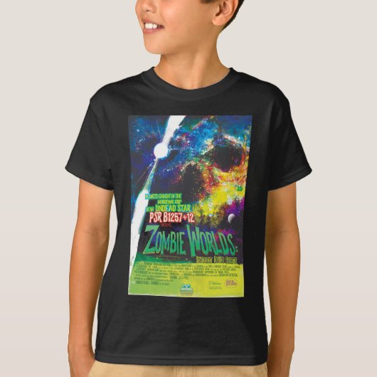 Zombie Worlds Halloween Galaxy of Horrors T-shirt (Voorkant)