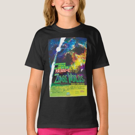 Zombie Worlds Halloween Galaxy of Horrors T-shirt (Voorkant)