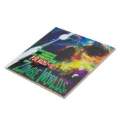 Zombie Worlds Halloween Galaxy of Horrors Tegeltje (Zijkant)