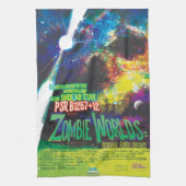 Zombie Worlds Halloween Galaxy of Horrors Theedoek (Verticaal)