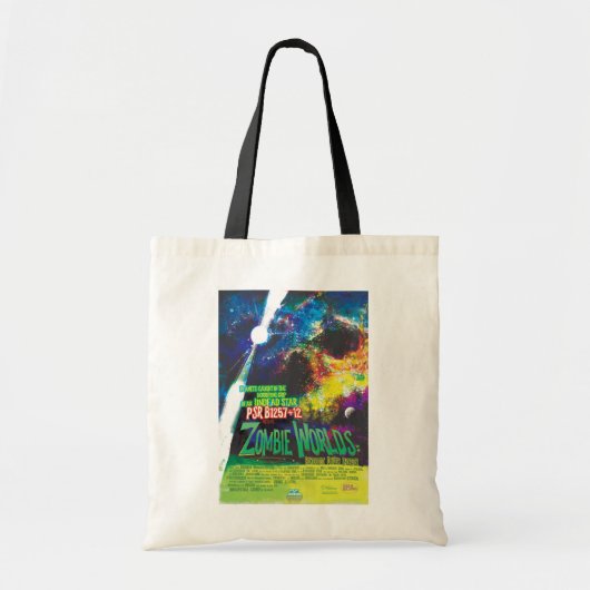 Zombie Worlds Halloween Galaxy of Horrors Tote Bag (Voorkant)