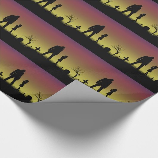 Zombie Wrapping Paper Cadeaupapier (Hoek)