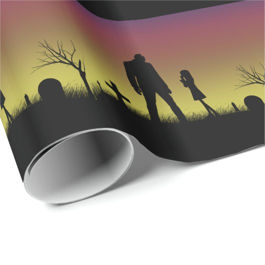 Zombie Wrapping Paper Cadeaupapier (Rol Hoek)