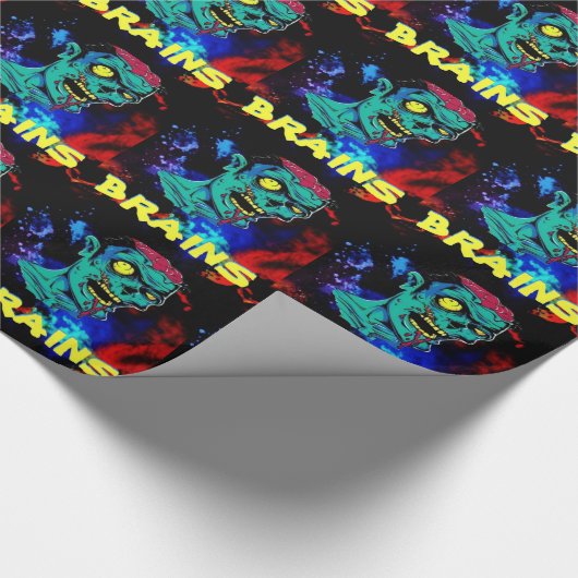 Zombie Wrapping Paper Cadeaupapier (Hoek)