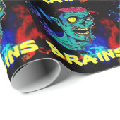 Zombie Wrapping Paper Cadeaupapier (Rol Hoek)