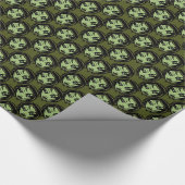 Zombie Wrapping Paper Cute Zombie Gift Paper Cadeaupapier (Hoek)