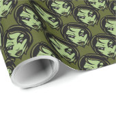 Zombie Wrapping Paper Cute Zombie Gift Paper Cadeaupapier (Rol Hoek)