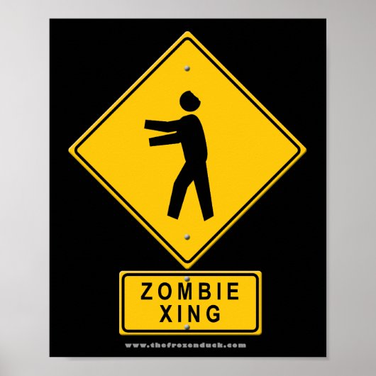 Zombie XING Poster (Voorkant)