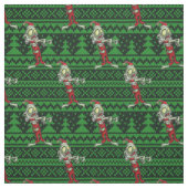 zombie xmas santa stof (Swatch)