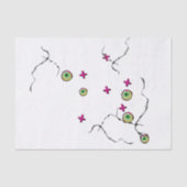 Zombie XOXO Delicately Ghoulish Funky Fun Tissuepapier (Voorkant)