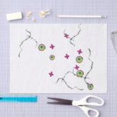 Zombie XOXO Delicately Ghoulish Funky Fun Tissuepapier (Craft)